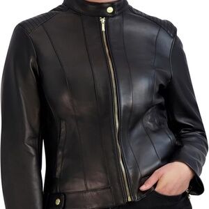 COLE HAAN genuine leather jacket